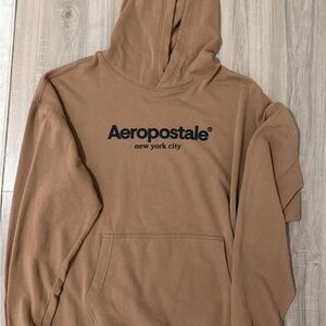 Aeropostale Oversized Brown Hoodie